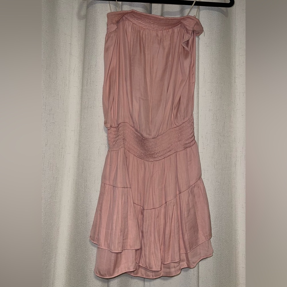 Strapless Dusky Pink Boutique Dress